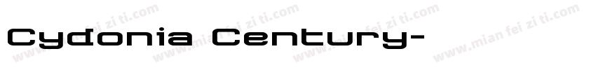 Cydonia Century字体转换